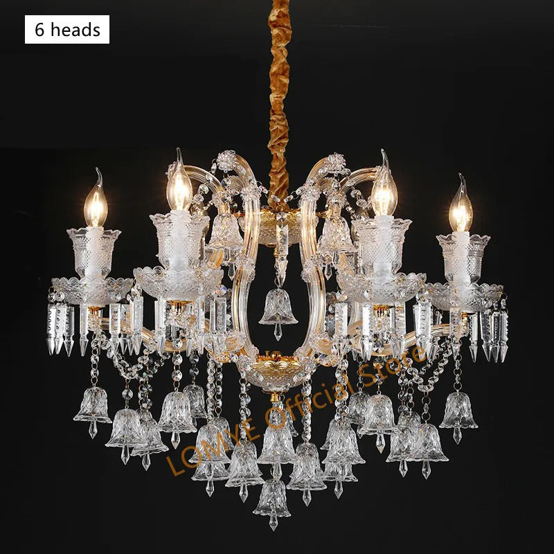 Polaris Crystal Candle Chandelier