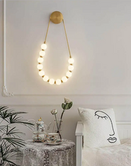 Maia Beaded Loop Wall Lamp