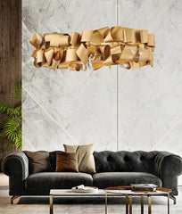 Piscium Irregular Iron Chandelier