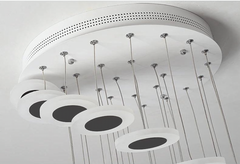 Denebola Spiral Disc Chandelier