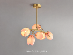 Merope Tulip Bloom Chandelier