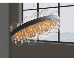 Glass Bubble Ceiling Chandelier 