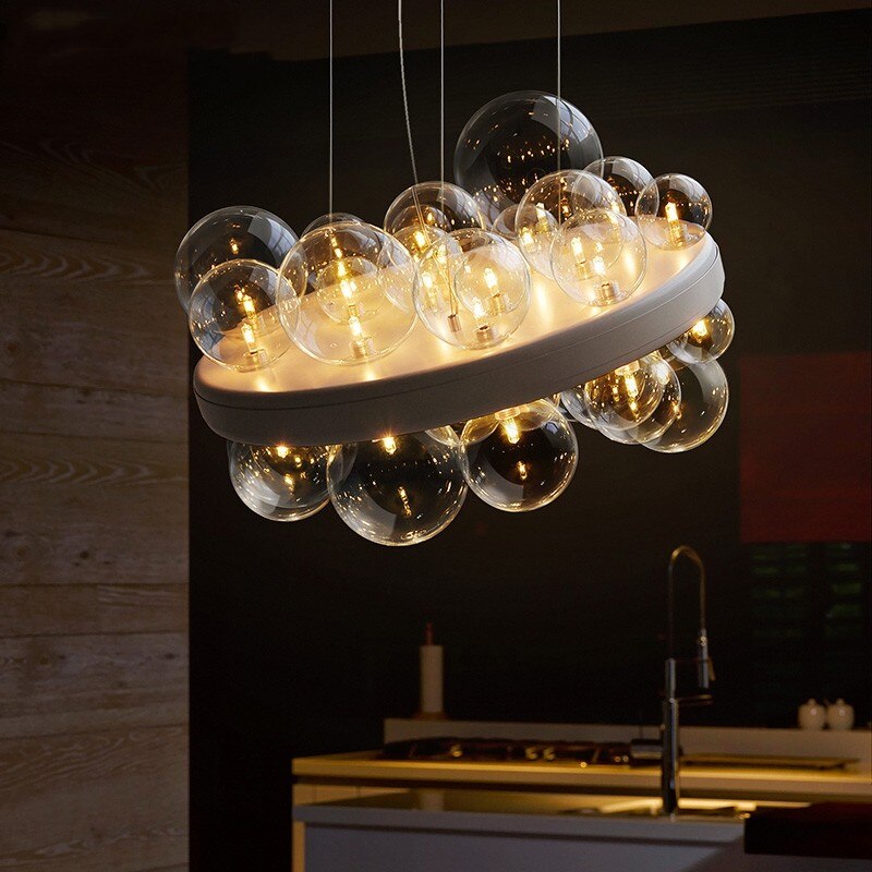 Glass Bubble Ceiling Chandelier 