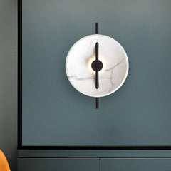 Classical White Plate Wall Lamps