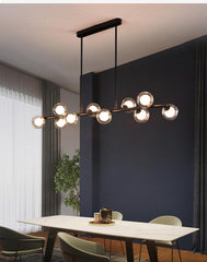 Clear Glass LED Chandelier