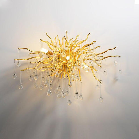 Crystal Water Droplets Wall Lamps 