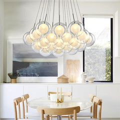Glass Ball Cloud Art Lamp