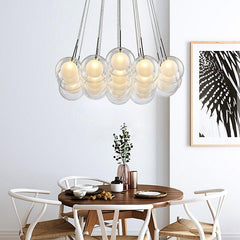Glass Ball Cloud Art Lamp