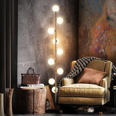 Glass Ball Standing Lamp