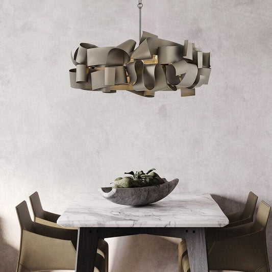 Irregular Iron Chandelier 