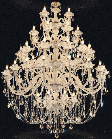 Luxury Villa LED Crystal Candle Chandelier - Galastellar