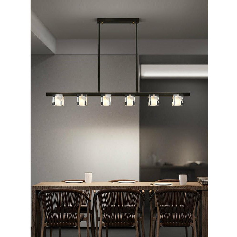 Modern Brass Dining room LED Pendant Lamps - Galastellar