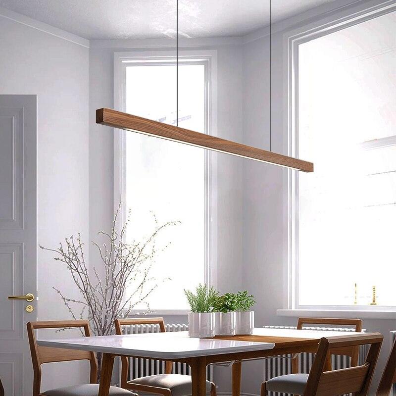 Modern Minimalist Style Walnut Hanging Lamp - Galastellar