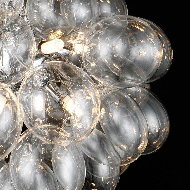 Modern Simple LED Glass Bubble Chandelier - Galastellar