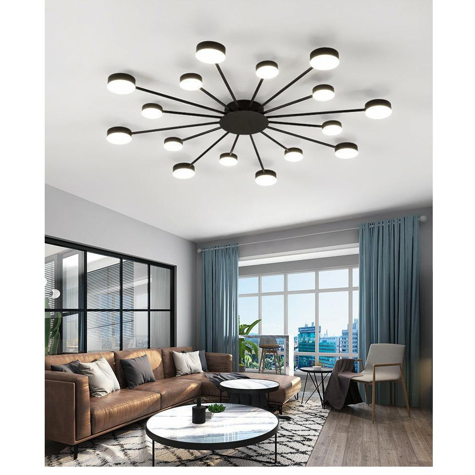 Nordic LED Living Room Ceiling Chandelier - Galastellar