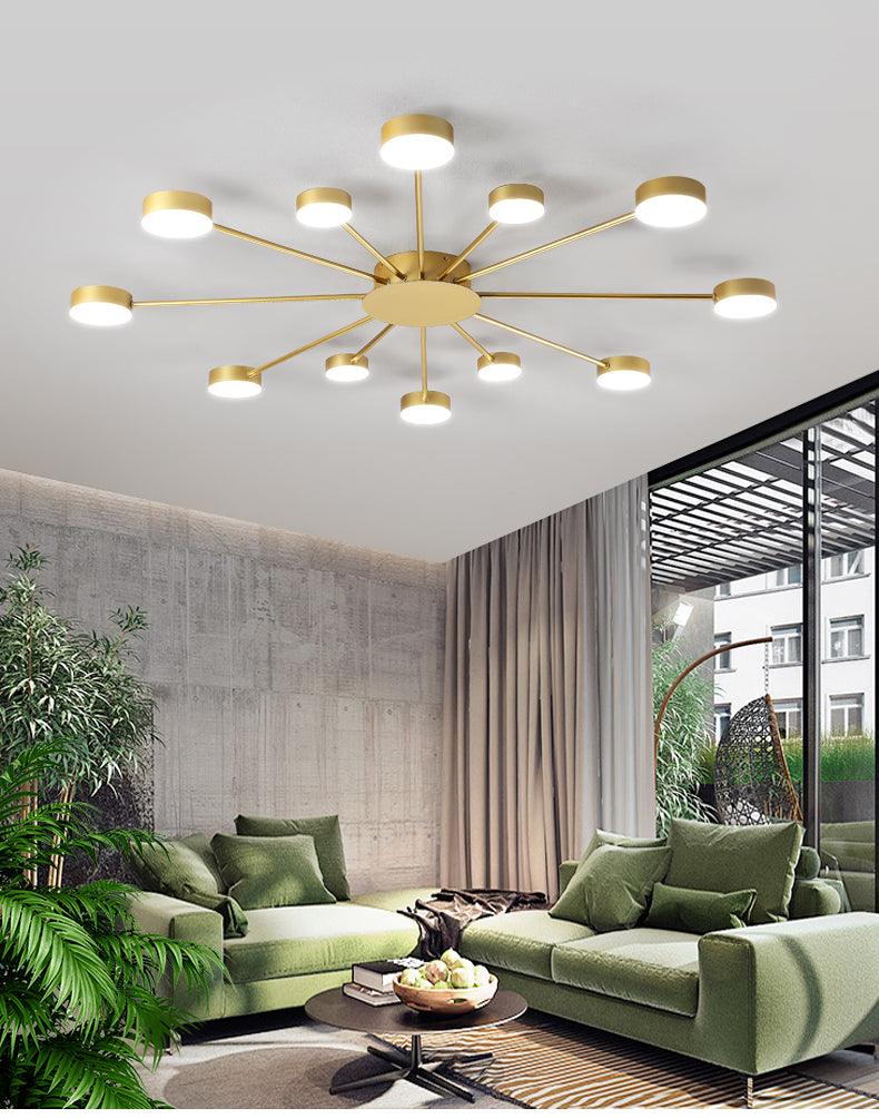 Nordic LED Living Room Ceiling Chandelier - Galastellar