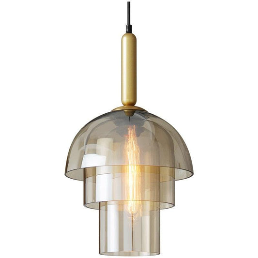 Nordic Luxury Cognac LED Pendant Lamp - Galastellar