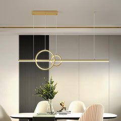 Nordic Minimalist Postmodern Art Deco Hanging Light - Galastellar