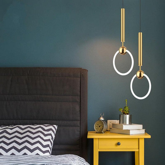 Nordic Simple LED Chandelier Hanging Lamp - Galastellar