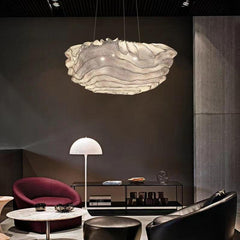 Novelty Stainless Steel LED Cloud Flower Chandelier - Galastellar