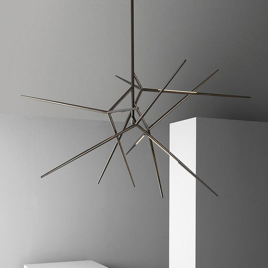 Pearl Iron Dendritic Chandelier - Galastellar